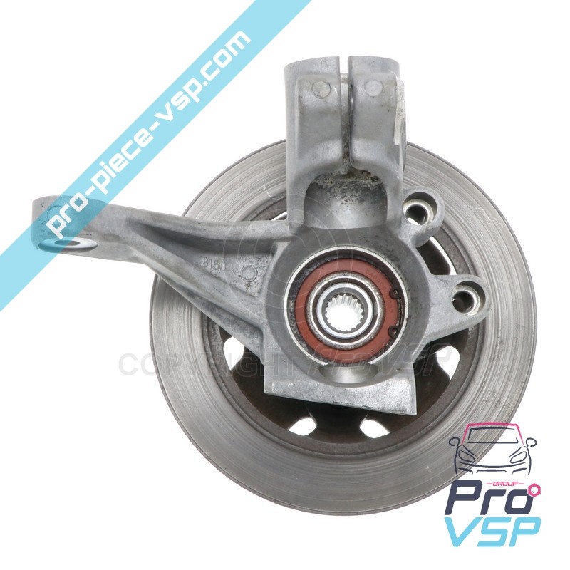Complete front hub