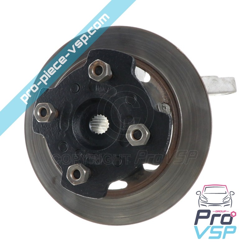 Complete front hub