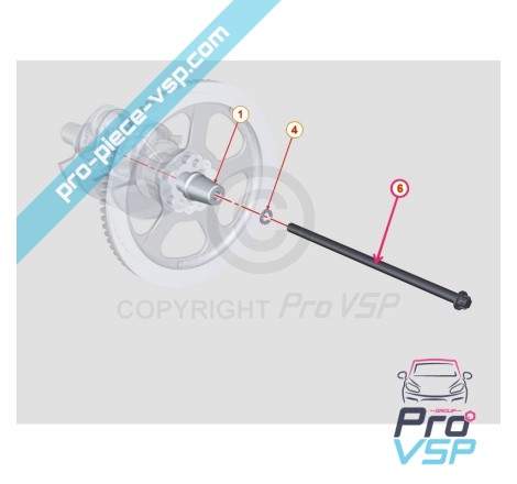Engine drive screw