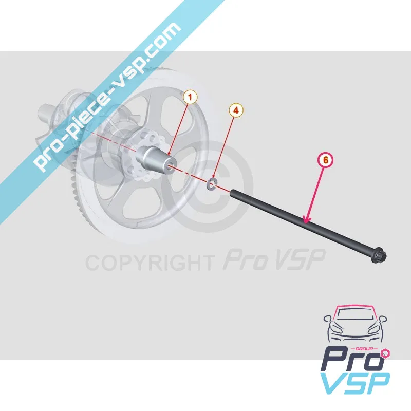 Engine drive screw