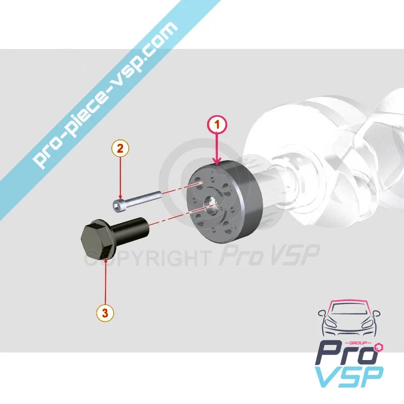 Eingang Generator Rolle für den Motor Lombardini 502 523