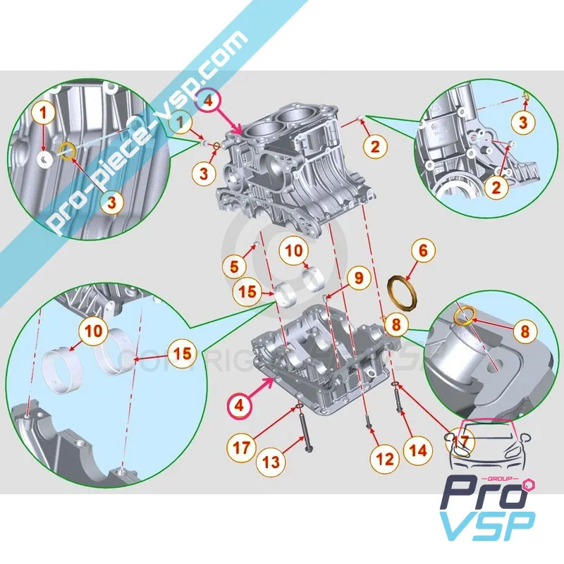Bloc moteur Bloc moteur