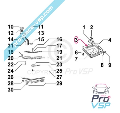 Oil pan seal