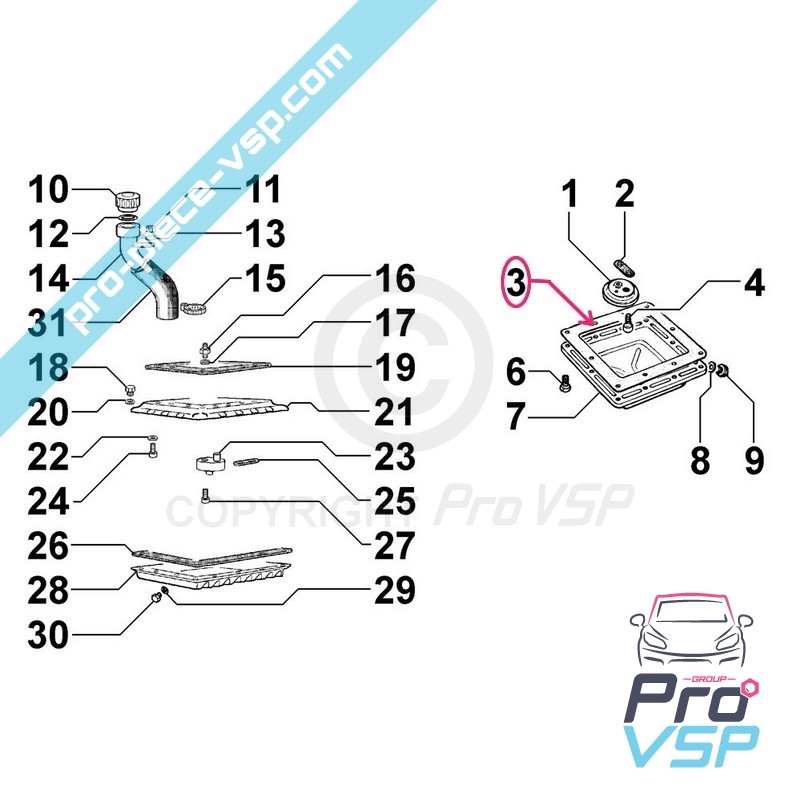 Oil pan seal