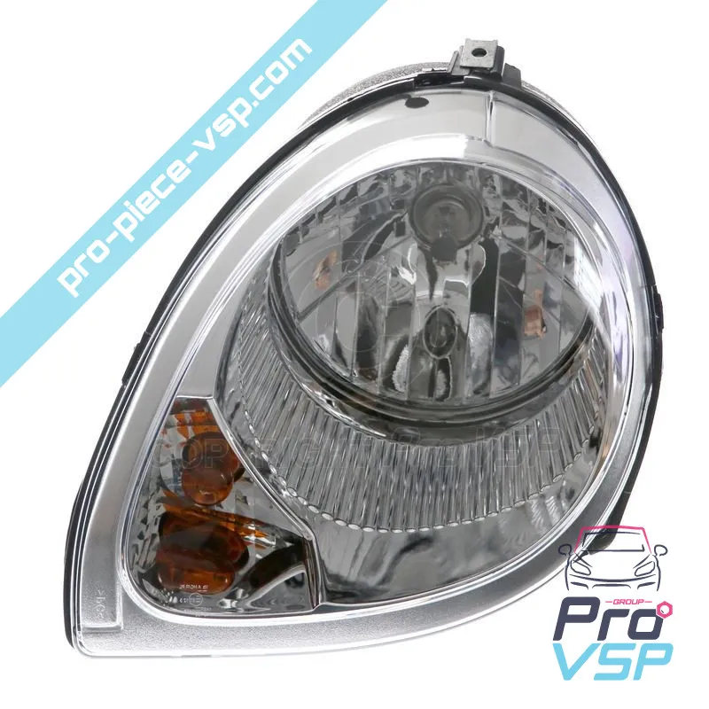 Left headlight (chrome bottom)