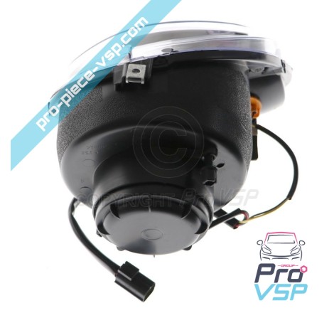 Left headlight (chrome bottom)