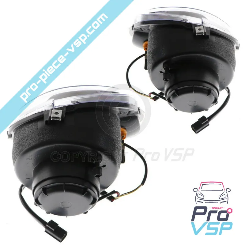 Paire de phare adaptable pour Aixam Mega Paire de phare adaptable pour Aixam Mega