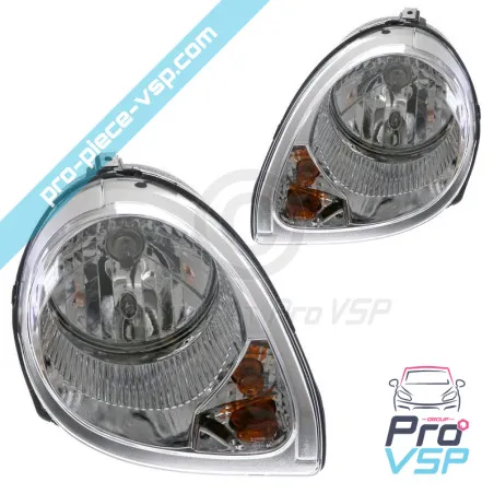 Par de farol adaptável para Aixam Mega