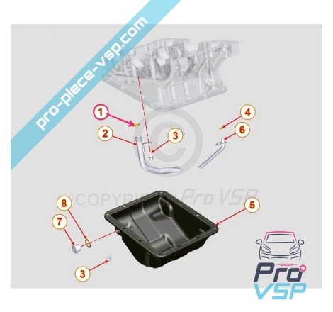 Oil strainer seal