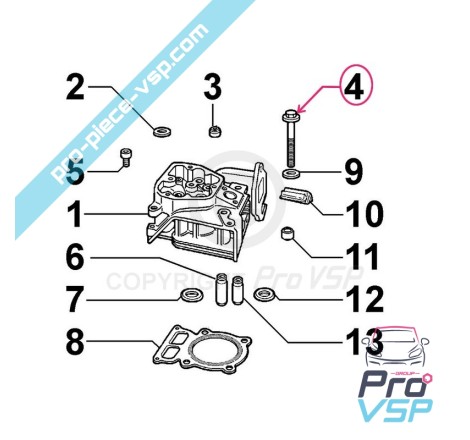 Cylinder head screw