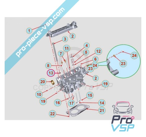Cylinder head screw washer