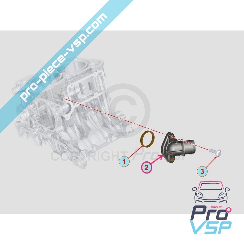 Cooling circuit fitting