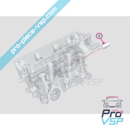 Tube Output Cooling Circuit for Engine Lombardini DCI