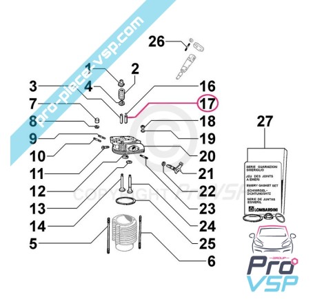 Exhaust valve guide