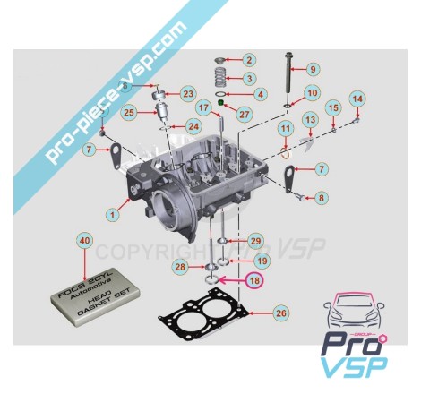 Admission valve seat