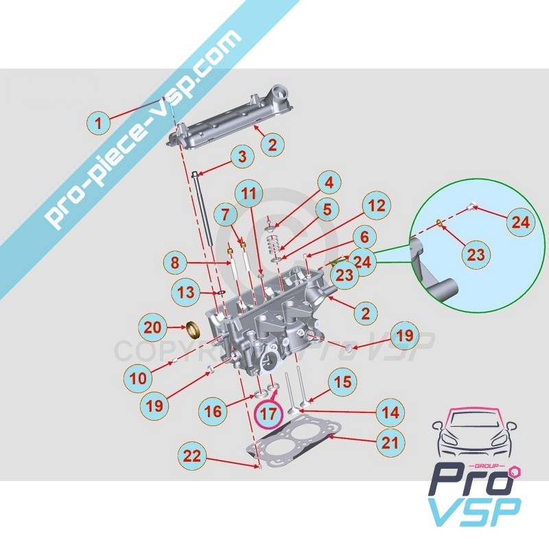 Exhaust valve seat