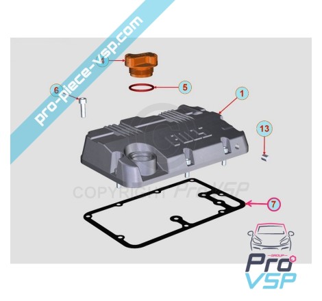 Motor Rocker Cover Cache Lombardini lgw 523