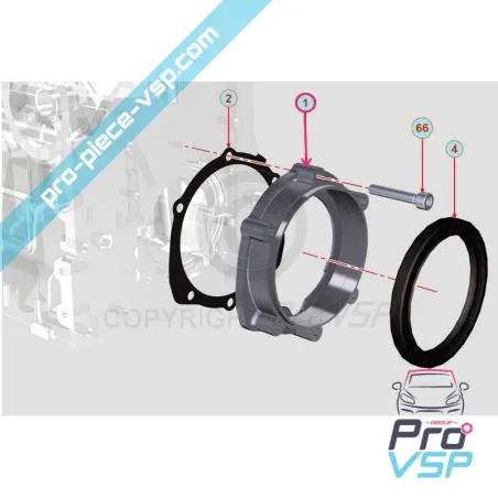 Tier dörrpackning för motor Lombardini Focs 502 523