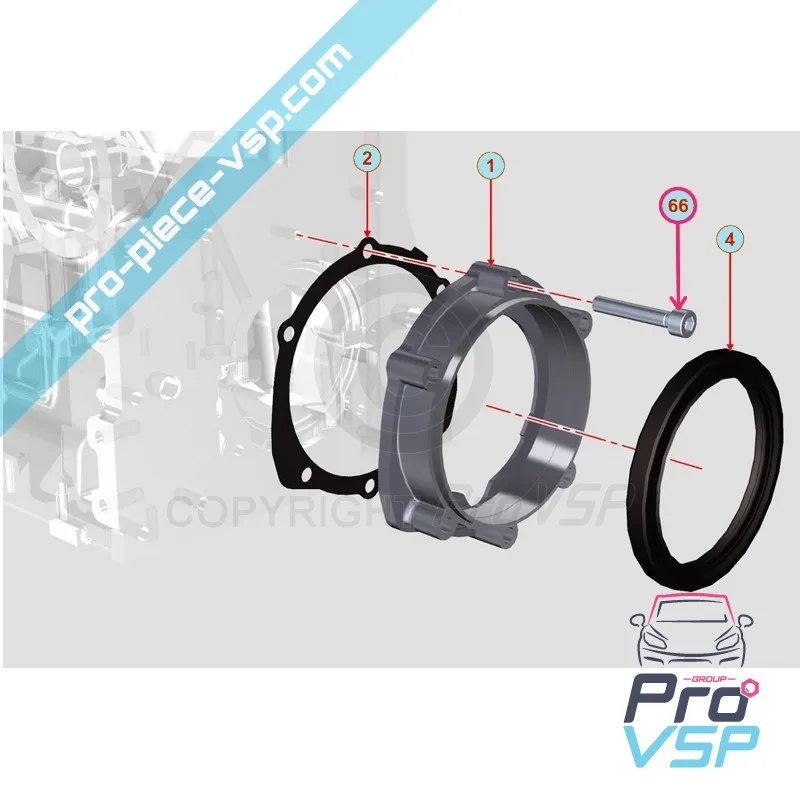 Fixing screw bearing door attached Fixing screw bearing door attached