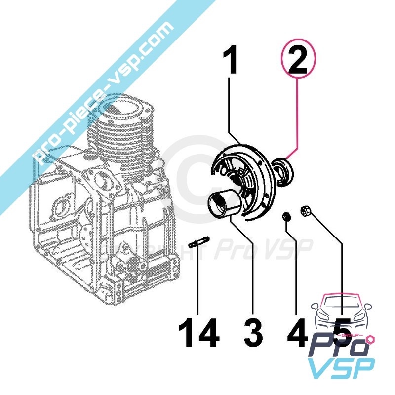 Crankshaft SPI seal