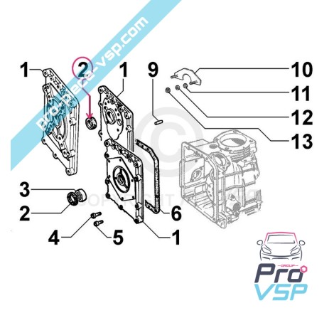 Crankshaft SPI seal