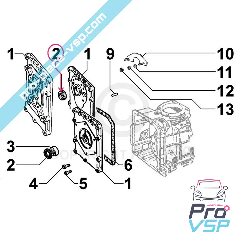 Spinnaker arbore cotit pentru motor Lombardini 6LD325