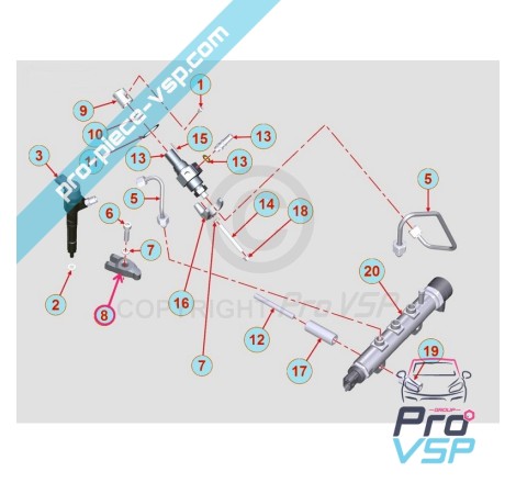 Injector attachment