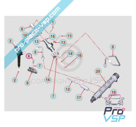 Injector fixation screw