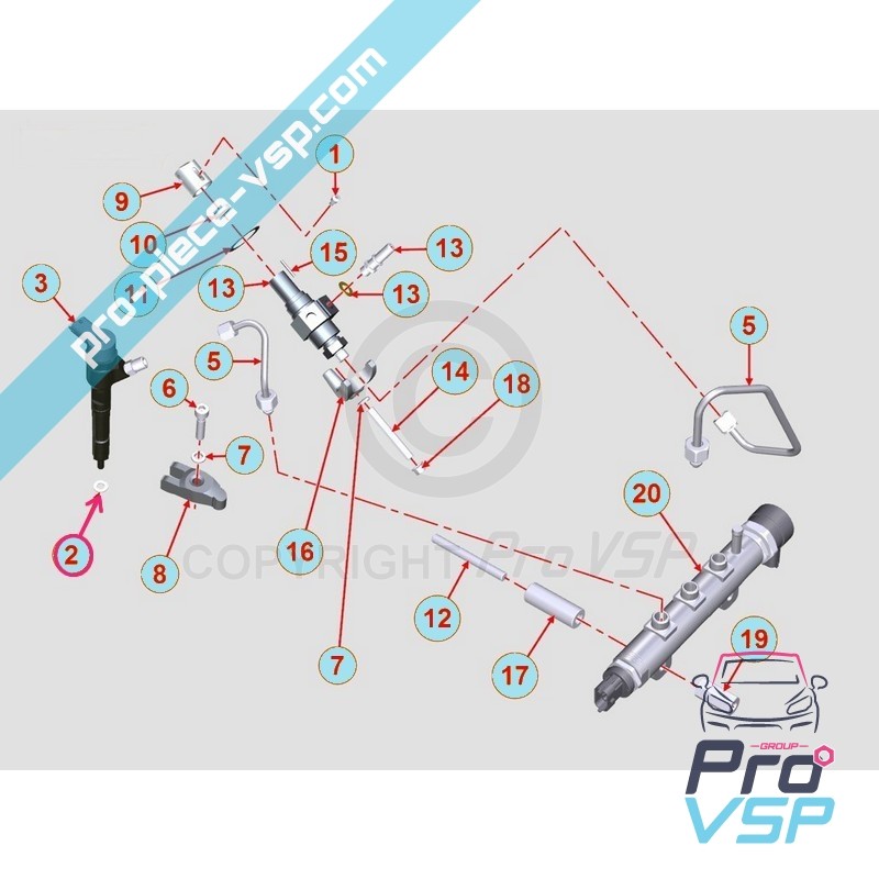 Injector gasket