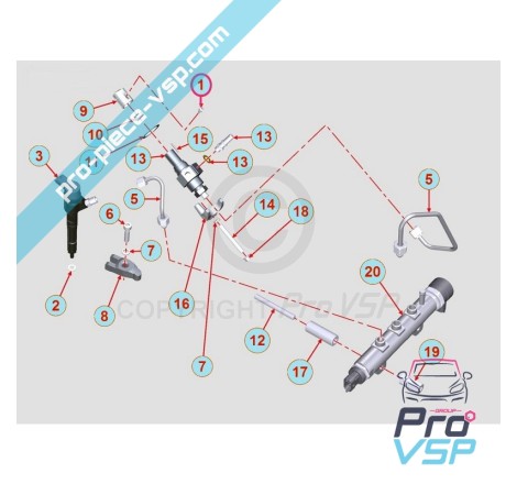 Injection pump screw