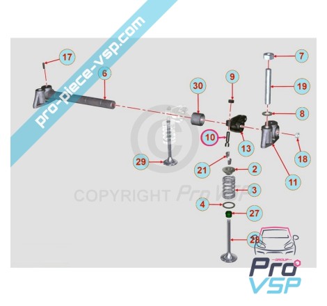 Valve pusher