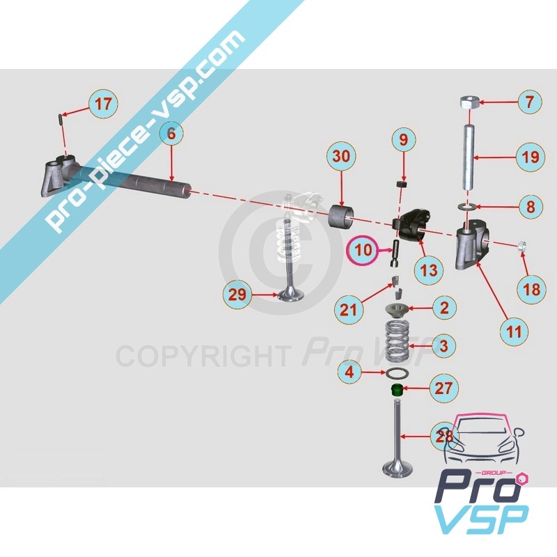Valve pusher