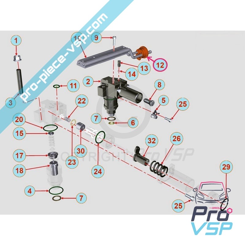 Power pipe seal