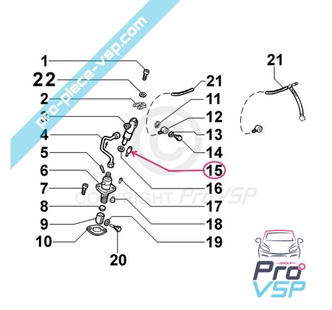 Nose of injector