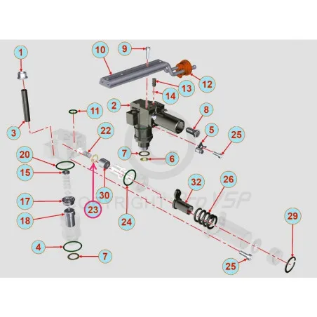 Injector valve gasket
