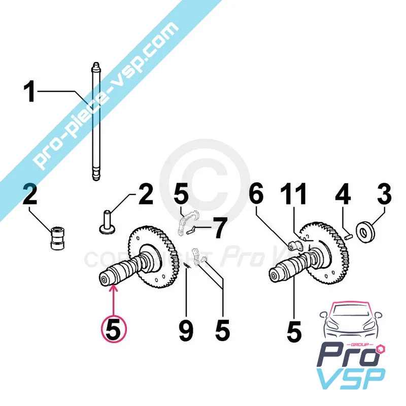 Árbol del cable del motor Lombardini 15ld