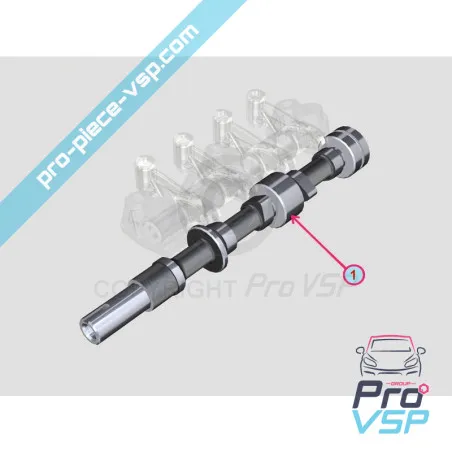 Arbre à câmes pour moteur Lombardini essence LGW 523 MPI