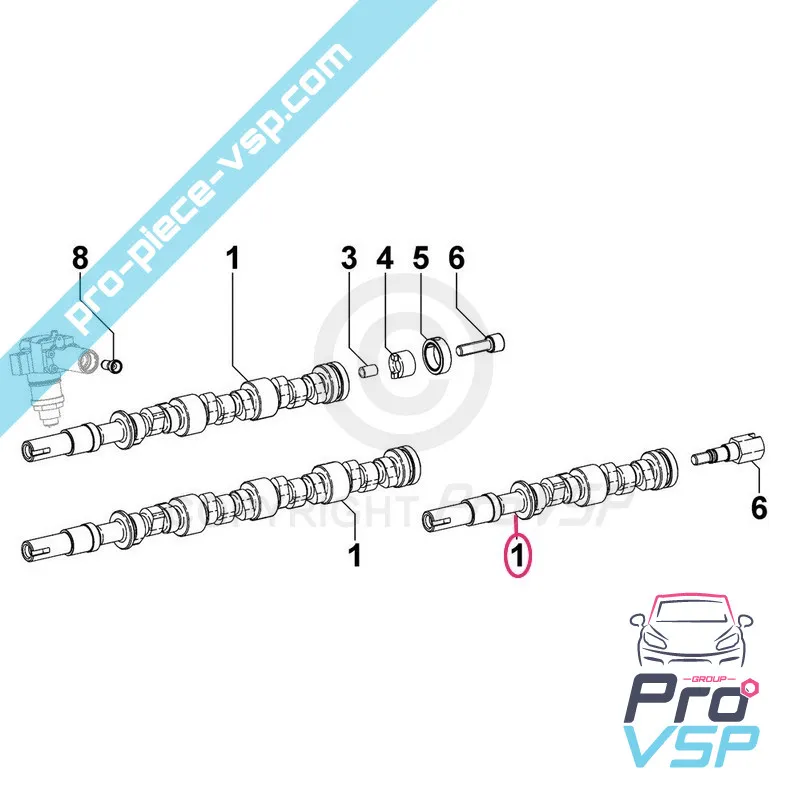 Árbol del cable del motor Lombardini Focs 502