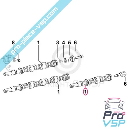 Árbol del cable del motor Lombardini Focs 502