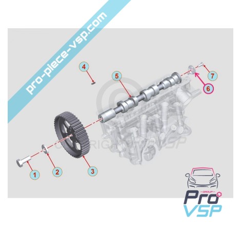 Cabo de sensor de fase para motor Lombardini DCI 442