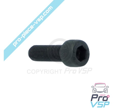 Excentric fixing screw cable shaft