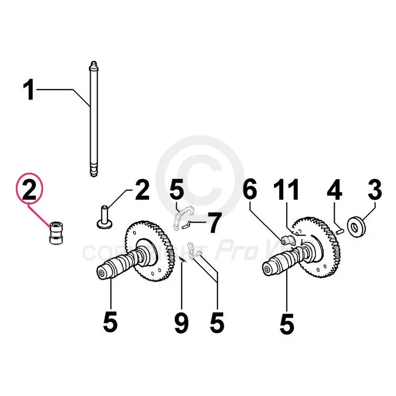 Ventilhochscheibe
