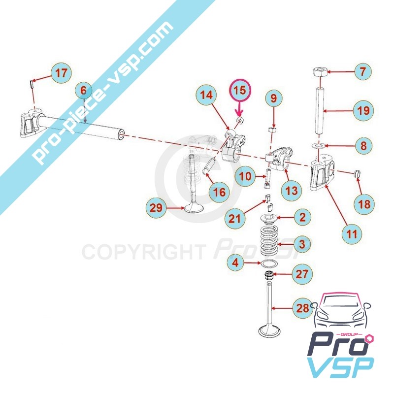 Nut Push Push Injector SCREW