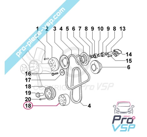 Crankshaft pulley