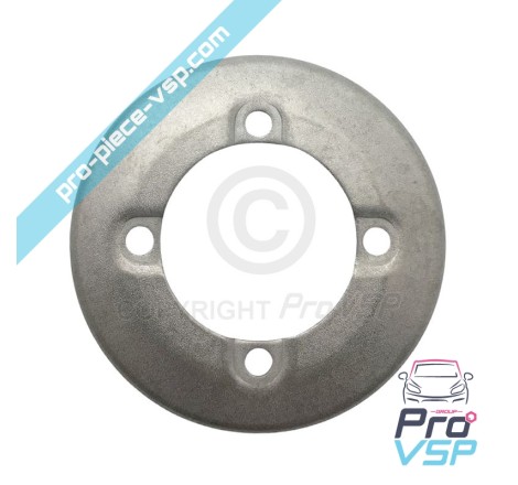 Ventilation pulley flange