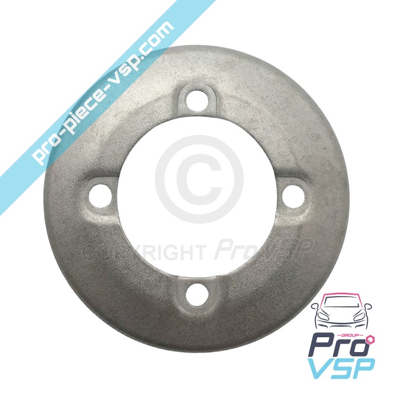Ventilation pulley flange