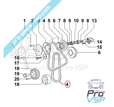 Alternator belt