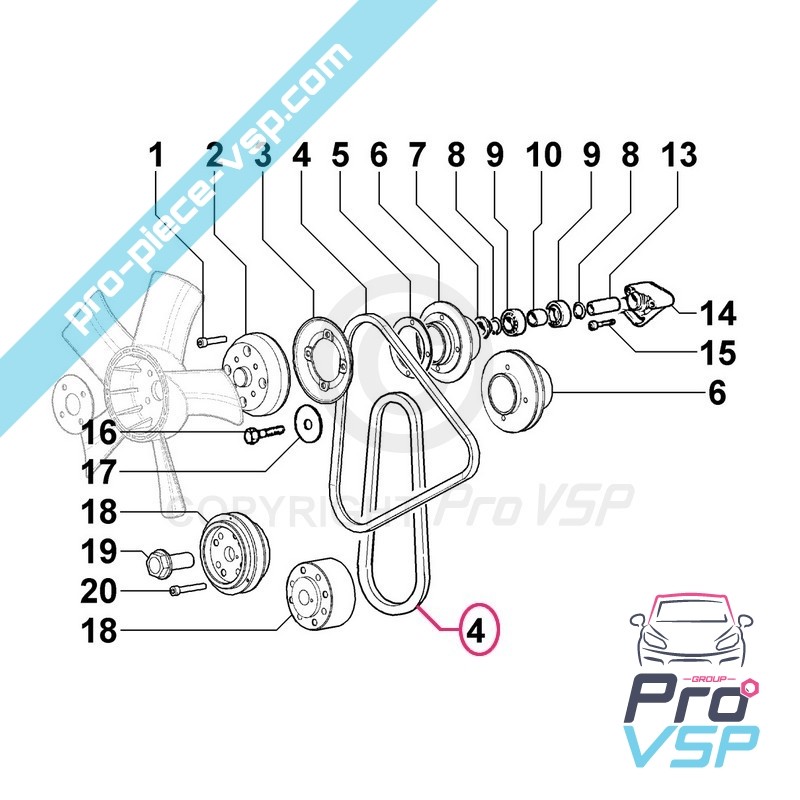 Alternator belt