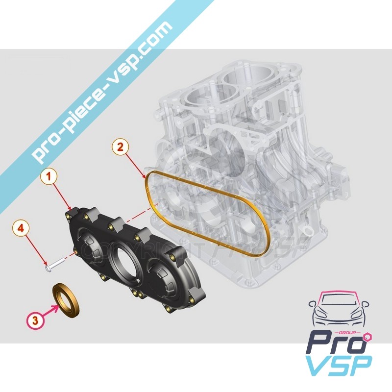 Pinion lid spinnaker seal