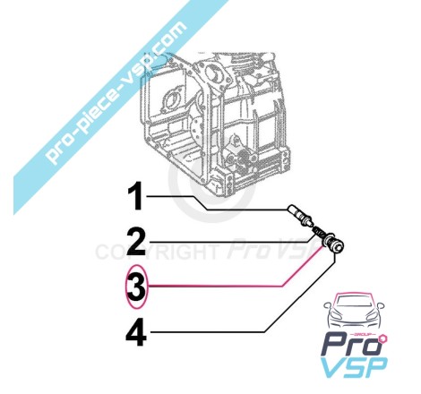 Oil pressure valve cap gasket / 18x24x1.5 mm